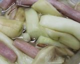 ずいきと豚の味噌炒め作り方4写真