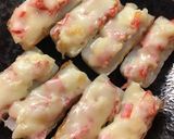 竹輪ボートのカニカマチーズ焼き作り方5写真