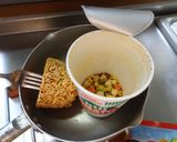 最速のミックスベジタブルのチリトマト麺作り方7写真