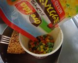 最速のミックスベジタブルのチリトマト麺作り方8写真