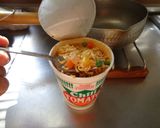 最速のミックスベジタブルのチリトマト麺作り方15写真