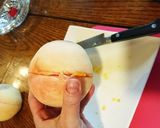 簡単基本的桃切り方作り方1写真