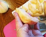 簡単基本的桃切り方作り方6写真