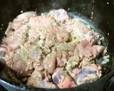 止まらない♪鶏ももと鶏レバーの辛味噌焼き作り方5写真