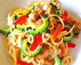 醤油麹で簡単☆たっぷり夏野菜の焼うどん作り方8写真