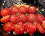 プチトマトの卵炒め作り方2写真