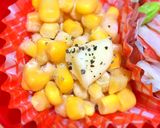 2分でお弁当おかず☆コーンバター作り方3写真