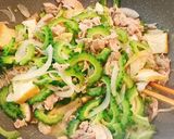 夏に食べたい！ゴーヤそうめんチャンプルー作り方4写真