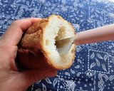 フランスパンで卵サンド作り方1写真