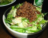 金ごまと肉味噌の春野菜サラダ☆作り方6写真