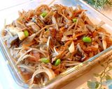 牛肉入りきんぴら 糖質制限 常備菜に作り方3写真