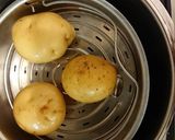 圧力鍋で皮剥き、じゃがいものスープ作り方2写真