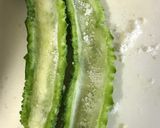 ゴーヤとベーコンのかき揚げ作り方1写真