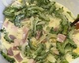 ゴーヤとベーコンのかき揚げ作り方4写真