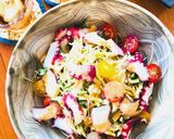 掲載レシピ☆タコの酢味噌サラダ作り方4写真