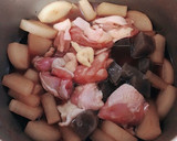 【だしつゆで！】鶏肉と大根の簡単煮物作り方5写真