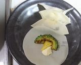 カレー味ゴーヤとポテト&チーズの包み揚げ作り方4写真