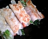 鶏の野菜ロール　ケチャップ焼作り方7写真