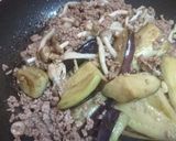 ラー油で作るとろけるナスの麻婆茄子作り方3写真