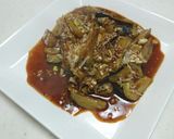 ラー油で作るとろけるナスの麻婆茄子作り方5写真