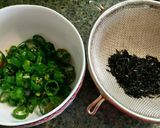 甘辛ししとうひじきの炒め物作り方1写真
