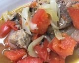 鯖缶とトマトの簡単煮作り方6写真