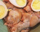 炊飯器で手羽元と卵の煮物作り方4写真