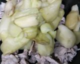 ずいきと豚の味噌炒め作り方7写真