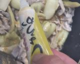ずいきと豚の味噌炒め作り方8写真