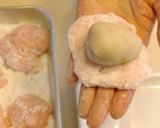 いちご大福♪白玉粉をレンジにかけるだけ！作り方5写真