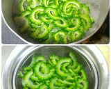 マヨで苦味取り♪麺つゆでゴーヤのお浸し作り方2写真