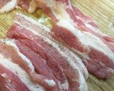 業務スーパー甘酢で揚げバラ肉野菜鉄板盛り作り方3写真