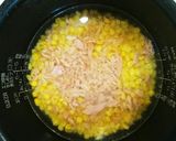 簡単♪コーンとツナの炊き込みご飯作り方3写真
