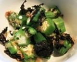 オクラのおかか和え作り方40写真