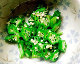 テーブルに涼を☆夏野菜のとろろもずく作り方1写真
