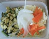 簡単♪肉野菜炒め作り方1写真