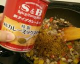 パプリカと合挽き肉のカレー炒め作り方6写真