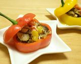 パプリカと合挽き肉のカレー炒め作り方9写真