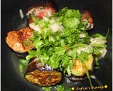 ナスと豚ひき肉挟み焼き★大葉生姜あんかけ作り方6写真