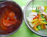 簡単！セビーチェ☆魚介野菜のレモンマリネ作り方2写真