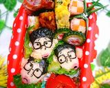 『ミニひょっこりはん♪』おにぎり弁当♡作り方11写真