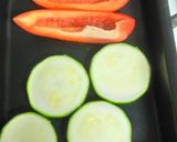 夏野菜とチキンのサンドイッチ作り方1写真