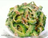 マヨで苦味取り♪ゴーヤとナスの味噌炒め作り方11写真