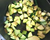 ひじきと夏野菜、ドライトマトの煮物作り方4写真