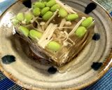 枝豆ときのこのアガー寄せ作り方3写真