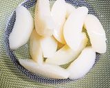 バナナ＆桃缶DEフルーツ牛乳ゼリー♪作り方1写真