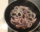 イカのバジル炒め作り方3写真