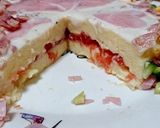 簡単トマト入りシーザーサラダ風ケーキ作り方8写真