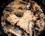 簡単！さんま蒲焼缶詰で炊き込みご飯作り方3写真