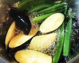 茄子とオクラの揚げ浸し作り方7写真